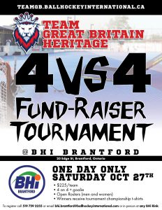 team great britain fundraiser tournament banner