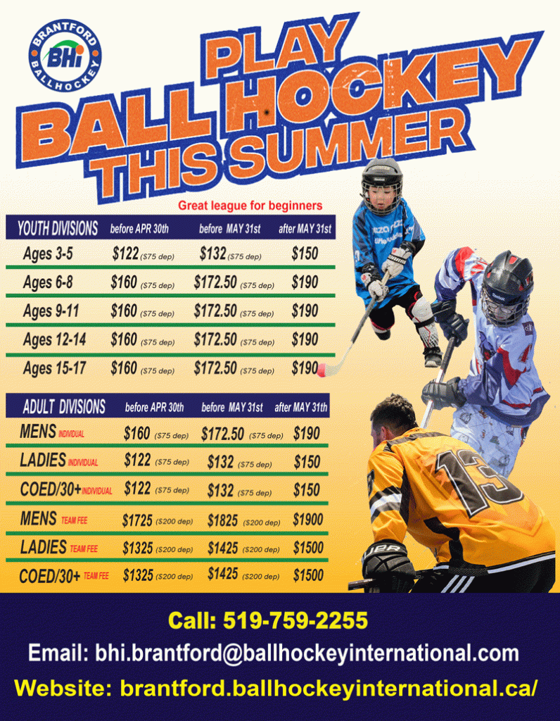 2024 SUMMER SEASON REGISTRATION IS NOW OPEN!!! BHi Brantford